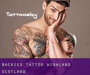 Backies tattoo (Highland, Scotland)