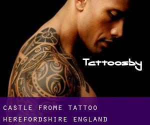 Castle Frome tattoo (Herefordshire, England)