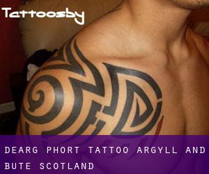 Dearg Phort tattoo (Argyll and Bute, Scotland)