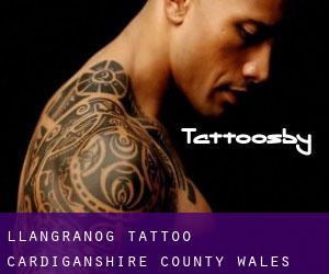 Llangranog tattoo (Cardiganshire County, Wales)