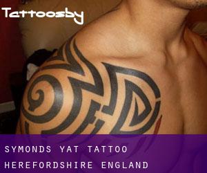 Symonds Yat tattoo (Herefordshire, England)